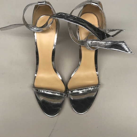 Alexandre Birman silver clear metallic heels NWOB - Picture 2 of 7